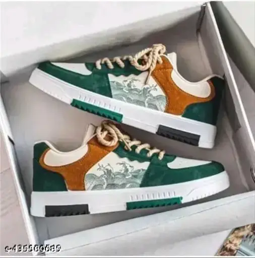 Multi colour trendy sneakers